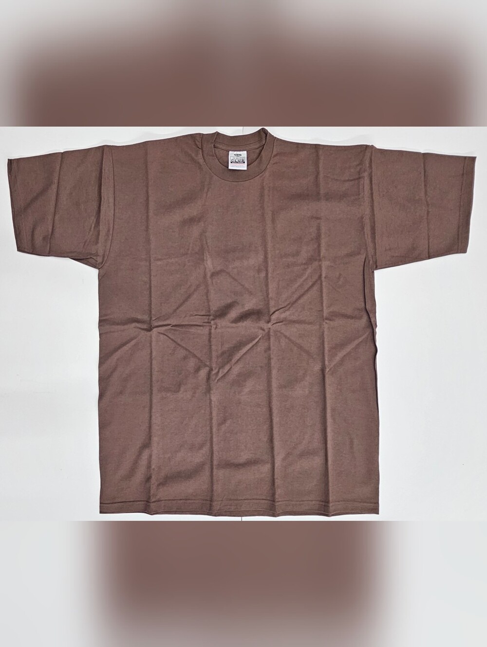 Pro Club Heavyweight Crew Neck T-Shirt 2XL TALL  Brown